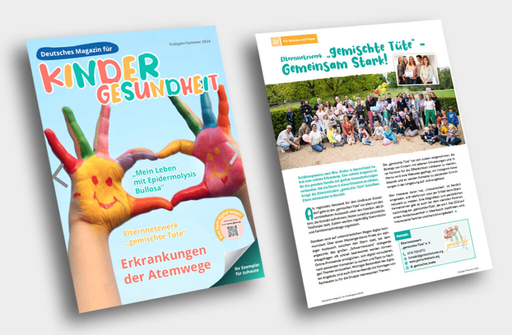 gemischte Tüte im Deutschen Magazin für Kindergesundheit